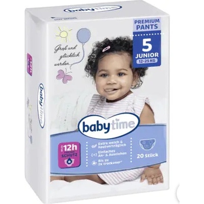Babytime Pants Junior 5 12-25 kg 20 ks