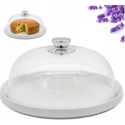 Talíř s poklopem Porcelánový Kulatý 25 cm Podnos na servírování koláčů