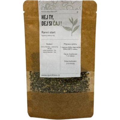 QuickTea Ranní start zelený čaj 1000 g