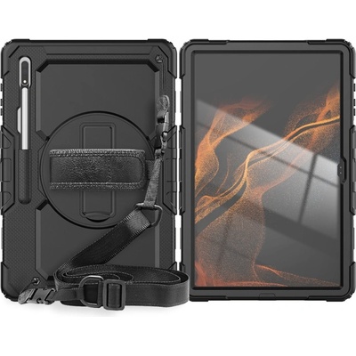 Vsetkonamobil 41499 SOLID 360 Odolný kryt pre Samsung Galaxy Tab S8 Ultra čierny