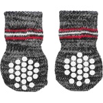 TRIXIE Dog Socks XS-S - Меки чорапи за кучета с неплъзгаща се подметка, 2 броя