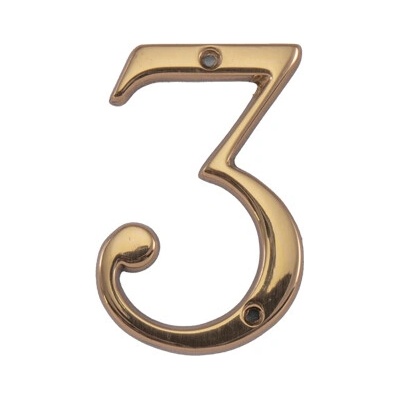 MP - DOMOVÁ ČÍSLICA "3" - 120 mm