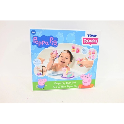 Toomies Prasiatko Peppa sada do kúpeľa s jednorožčou loďkou