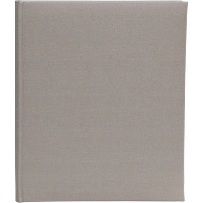 Tradiční fotoalbum pro vlepované fotografie Gedeon Linen Ash 24 x 29 cm šedé