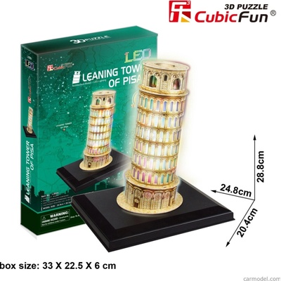 Cubicfun 3D puzzle Torre Di Pisa, 15 ks