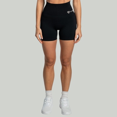 GymBeam STRIX Дамски безшевни къси панталони Black XS