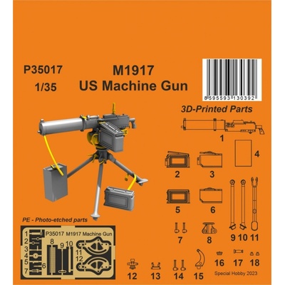 Special Hobby M1917 US Machine Gun 1:35