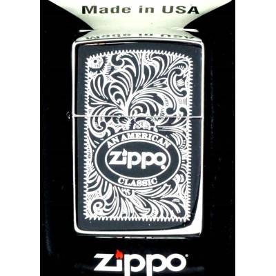 Benzínový zapaľovač Zippo American Classic High Polish Chrome