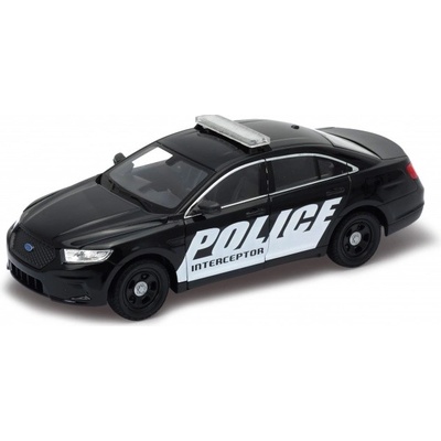 Welly Ford Interceptor Police model čierna 1:24