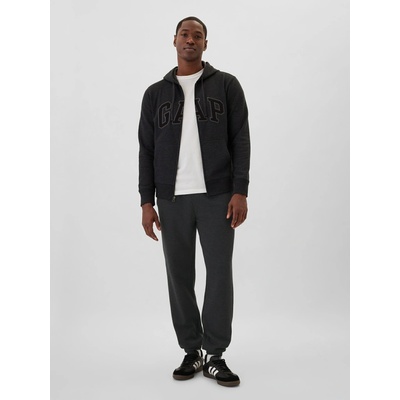Gap Sweatpants with Fleece logo čierna