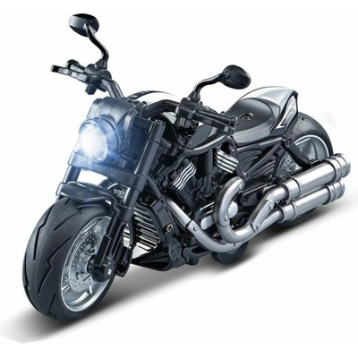 Alltoys Motorka se světlem černá 1:12