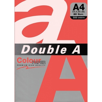 Image 1 of Double A Цветна хартия Double A, A4, 500л, червен