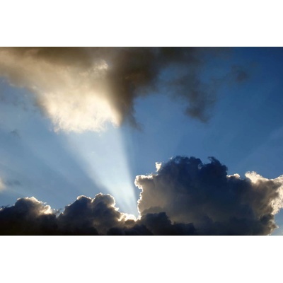 DIMEX ART Флизелинов фототапет лъчи между облаците 375 x 250 см