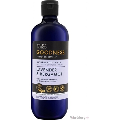 Baylis & Harding Goodness Sleep sprchový gel Levandule a Bergamot 500 ml
