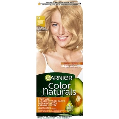 Garnier Color Naturals permanentná farba na vlasy 9 Prirodzená extra svetlá blond 60 +40 +12 ml