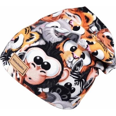 dětská homeless čepice se zvířátky