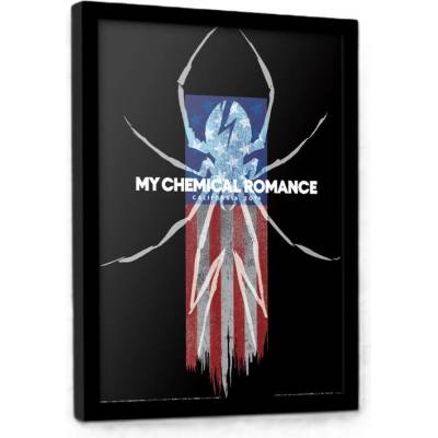 PYRAMID Rámovaný Obraz - My Chemical Romance - Flag, 33 x 43 cm