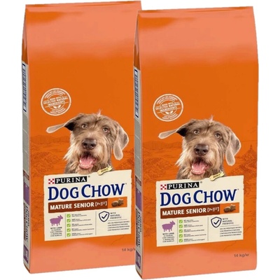 Dog Chow Mature Senior Lamb 2 x 14 kg
