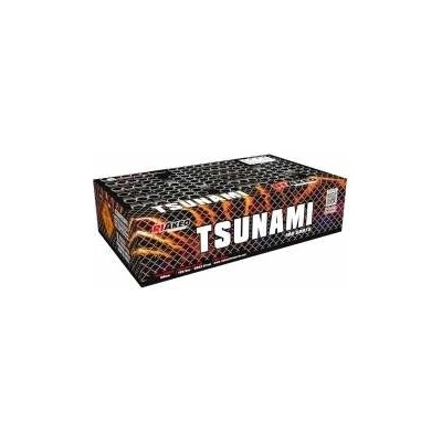 Kompaktní ohnostroj Tsunami 180 ran 30 mm 21 různobarevných efektů