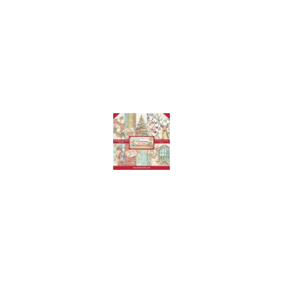 Sada papírů 30,5x30,5 190g Christmas Greeting (SBBL137) Stamperia SCR513324