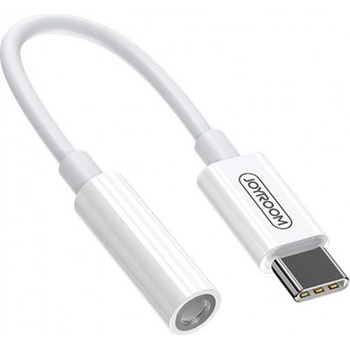 Joyroom adaptér 3.5 mm jack / USB-C biely SH-C1
