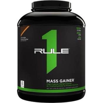 Rule 1 Mass Gainer | High Calories Weight Gainer [2560-2620 грама] Шоколад с фъстъчено масло