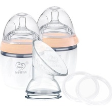 Haakaa sada generace 3 silikonové kojenecké láhve a příslušenství