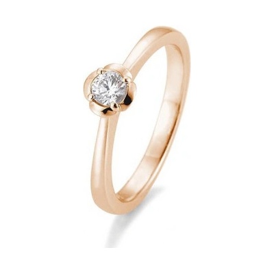 Sofia Diamonds prsteň z ružového zlata s diamantom BE41 05953 R