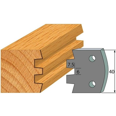 IGM Professional IGM Profil 114 - pár obmedzovačov 40x4mm SP F027-114