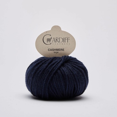 CASHMERE LARGE Cardiff Cashmere Farby CASHMERE: 647 modročierna