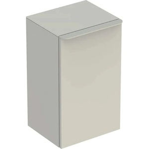 Geberit Smyle Square - Страничен шкаф, панти отдясно, пясъчносиво 500.359. JL. 1 (500.359.JL.1)