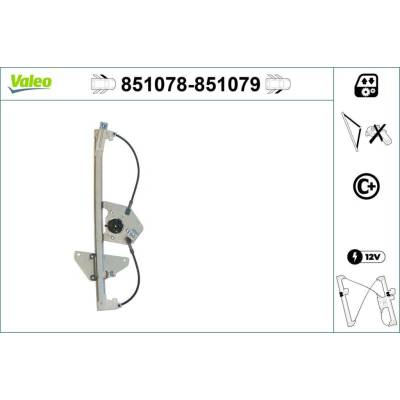 Zvedací zařízení oken VALEO 851078