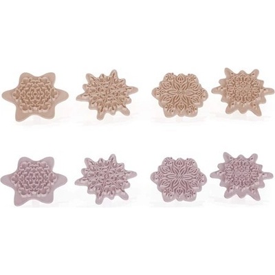 BANQUET Sada zdobících razítek STAR, 4ks assort