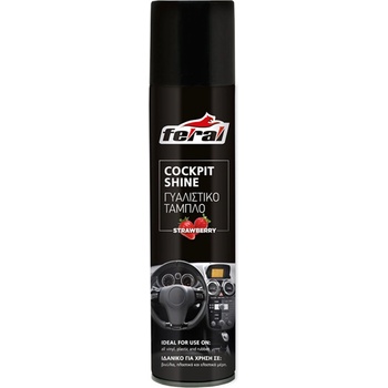 Feral Cockpit Shine s vůní jahod 400 ml