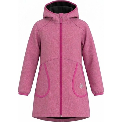 Fantom ČR Dětský kabát softshell růžový melír