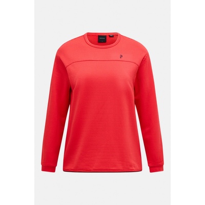 Peak Performance W Trail Polartec Crew Brilliant Red/Black