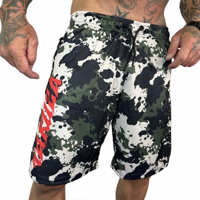 Yakuza Fighter Mesh pánské kraťasy MSB24018CAM Černé