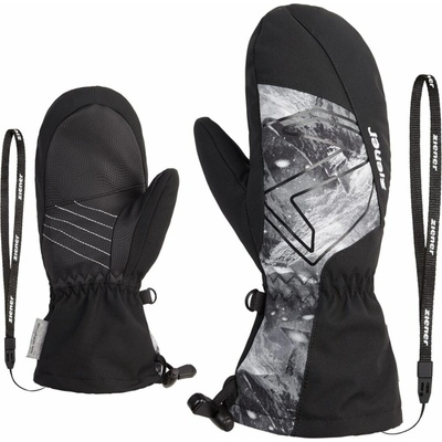 Ziener LAVALINO AS AW MITTEN Junior black grey