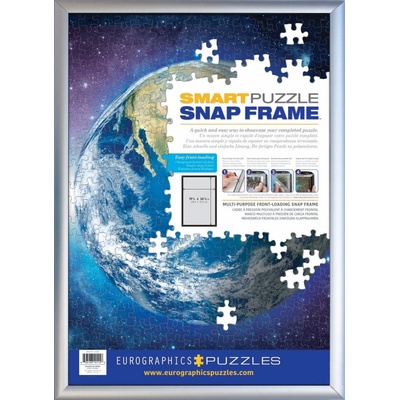 EUROGRAPHICS Snap Frame Strieborný hliníkový klaprám na puzzle 48,89x67,63cm