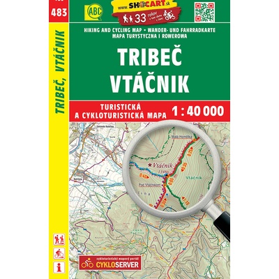 Tribeč Vtáčnik 1:40 000