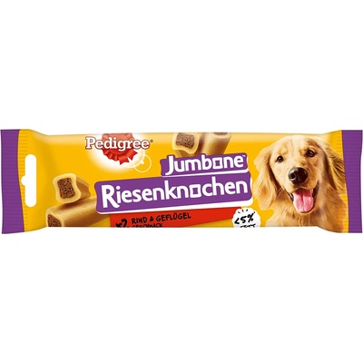 PEDIGREE Pedigree Jumbone Medium - говеждо 6 x 2 броя (6 х 180 г)