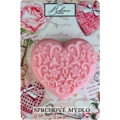 Bohemia Gifts & Cosmetics mydlo srdce 90 g