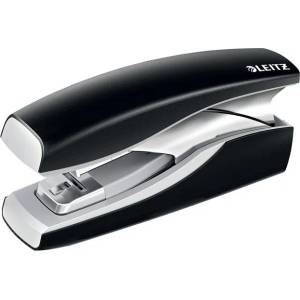 Leitz Съшивател, 26/6, 30 листа, LEITZ "Nexxt Softpress", черен 56030095 (56030095)