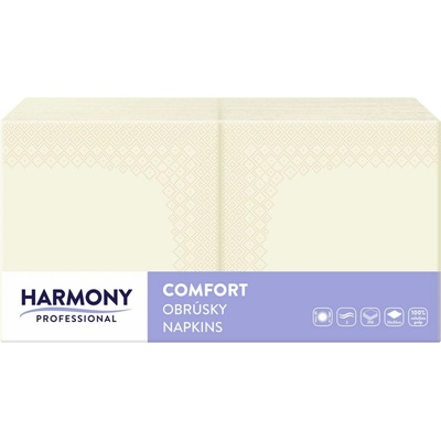 Harmony Ubrousky 2V cream/krémové 33x33 cm 250 ks