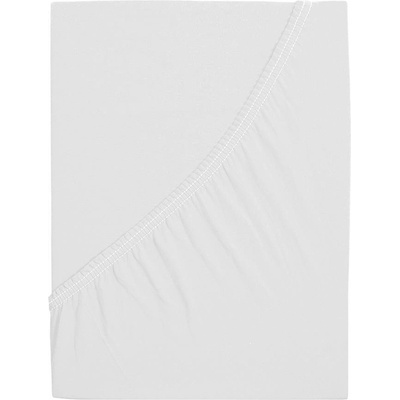 B.E.S. PETROVICE Prestieradlo Jersey česané bavlna MAKO biele 160x200