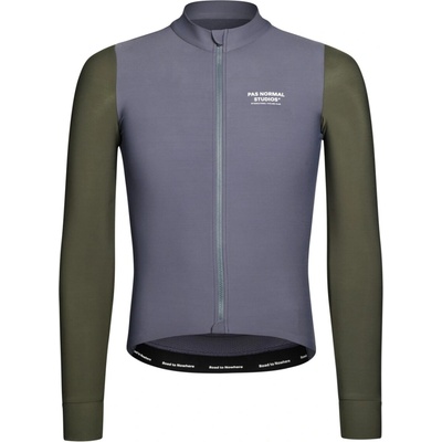 Pas Normal Studios Mechanism Long Sleeve Jersey Steel Dark Olive