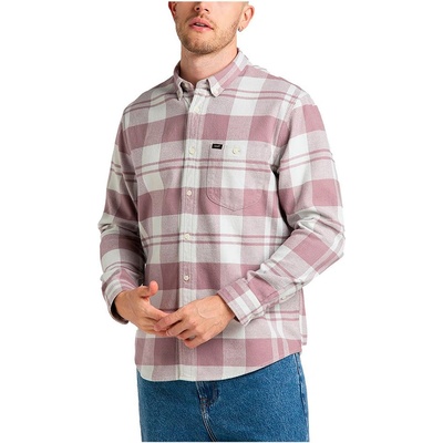 Lee Риза с дълъг ръкав Lee Riveted Long Sleeve Shirt - Pink