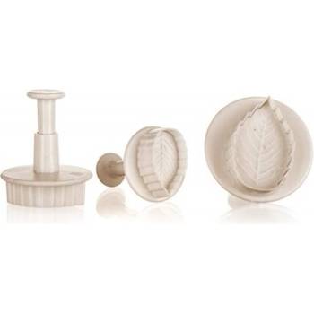 BANQUET Sada vykrajovátek na fondán CULINARIA, 3 díly, lístečky