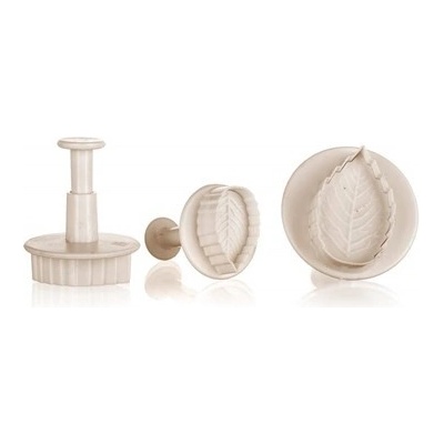 BANQUET Sada vykrajovátek na fondán CULINARIA, 3 díly, lístečky