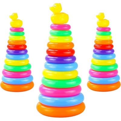LEAN TOYS PYRAMÍDA KRÚŽKY